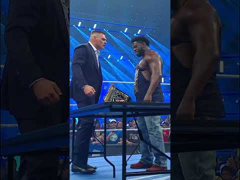 Gunther couldn't believe Royce Keys tried to take his title match 😳