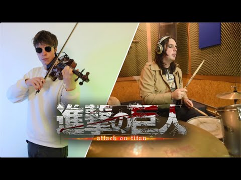 Attack on Titan 進撃の巨人 - OP 1 (Ft. Caio Gaona)