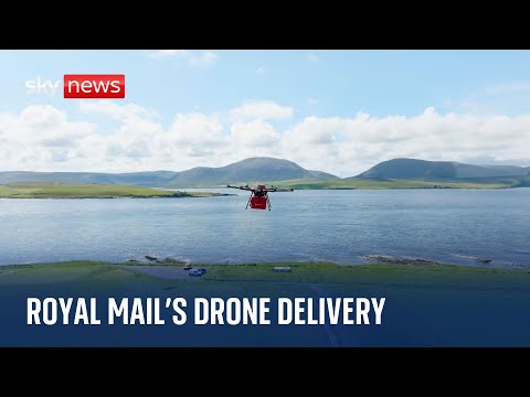 First UK drone delivery service launches on remote Scottish islands