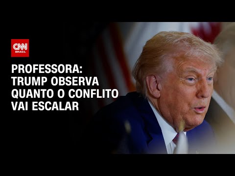 ​Trump observa quanto o conflito entre Israel e Irã vai escalar, diz professora | CNN NOVO DIA
