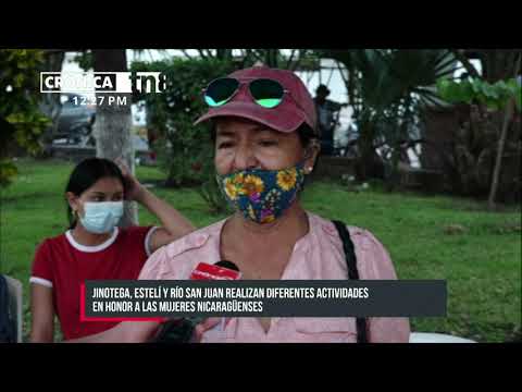 Policía de Jinotega conmemora el Día Internacional de la Mujer - Nicaragua