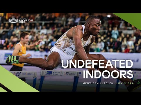 Holloway supreme in men's 60m hurdles | World Indoor Tour 2023