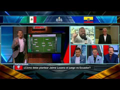 El TUCA plantea claves a JIMMY LOZANO para que tenga más opciones de gol vs ECUADOR | Futbol Picante