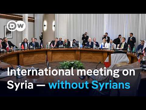 Diplomats meet in Jordan to discuss Syria'a future | DW News