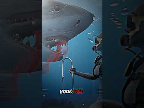 The Diver Who Pulled Hooks From Shark 😨 #shorts #zackdfilm #alightmotionedit #edit
