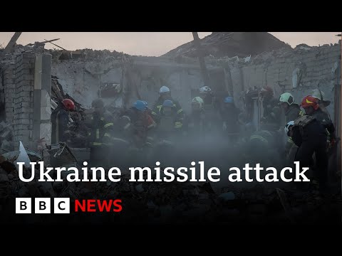 Ukraine: 'Every family' in village of Hroza affected by missile attack - BBC News