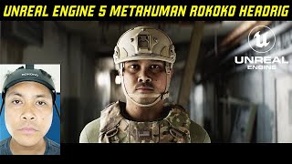 Unreal Engine 5 Metahuman Rokoko Headrig First Impression