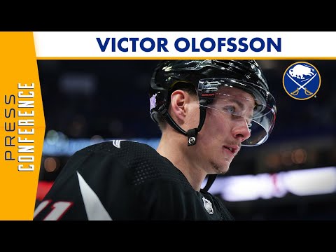2023 Victor Olofsson Buffalo Sabres St. Patrick's Day NHL Warmup Jersey