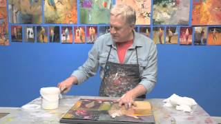 How To Mount an Acrylic Paper Painting onto Canvas: Step-by-step, real  time, with commentary! 