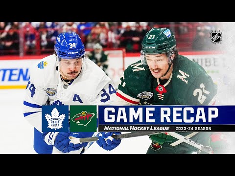 Global Series Sweden | Maple Leafs vs. Wild | NHL Highlights 2023