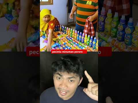 pecinta minuman pororo⁉️ #shorts