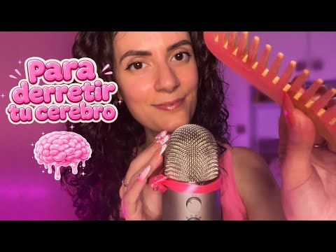 ASMR PARA DERRETIR TU CEREBRO (Susurros, mouth sounds, tarareo, te cepillo <strong>etc</strong>)