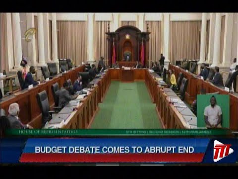Budget Debate Comes To An Abrupt End