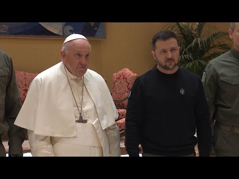 Papa Francisco y Zelenski se reunieron en El Vaticano: Hablaron del Plan de Paz para Ucrania
