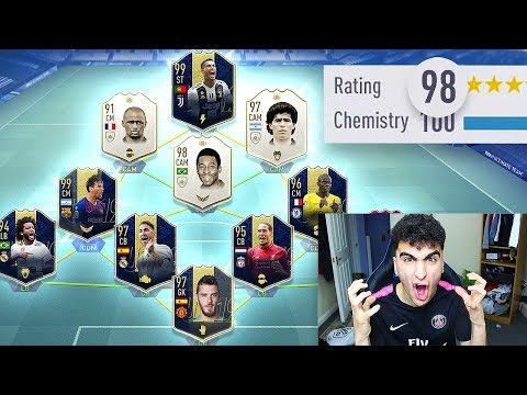 OMG 198 RATED FUT SQUAD! - FIFA 19 ULTIMATE TEAM!