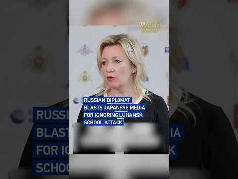 Russian diplomat blasts Japanese media for ignoring Luhansk school attack #worldnow