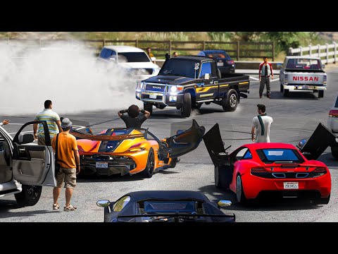 عيال المدينة يتمسخرون على راعي الشاص لأنه جاي من القرية ويتهمونه بالظلم.. بس الصدمة بالنهاية 🔥GTA 5