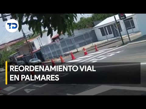 Anuncian cambios viales en el cantón de Palmares de Alajuela