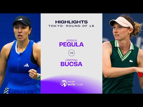 Jessica Pegula vs. Cristina Bucsa | 2023 Tokyo Round of 16 | WTA Match Highlights