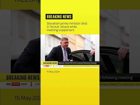 BREAKING: Slovakian prime minister shot in 'brutal' attack while meeting supporters