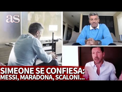 Simeone se confiesa sobre Messi, Maradona y Scaloni | Diario AS