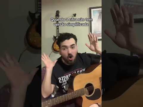 Versão simplificada salvando vidas 😆 #guitar #musicos #musica #guitarmeme #violão #violãoiniciante