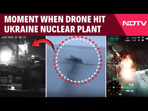 Russian Drone Strike | Drone Strikes Radiation Cover At Chernobyl Nuclear Plant In Ukraine