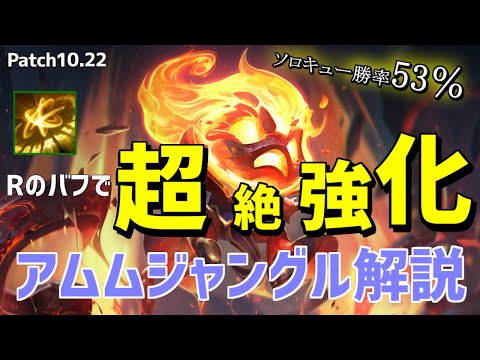 【lol】3分みるだけで一気にランクが上がるアムムジャングル解説【アムムjg】【10.22】