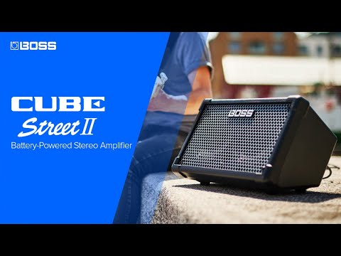 NEW BOSS CUBE STREET II - Battery-Powered Stereo Amplifier