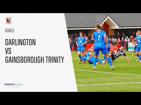 Goals: Darlington 1-2 Gainsborough Trinity - FA Cup