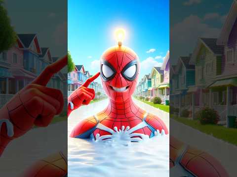 Spider-Man vs Venom vs Deadpool — who’s going to steal the most milk? #shorts