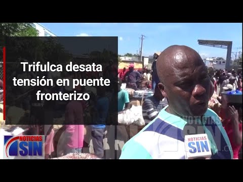 Trifulca desatatensión en puente fronterizo