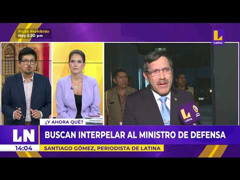 Buscan interpelar a Ministerio del interior Vicente Romero