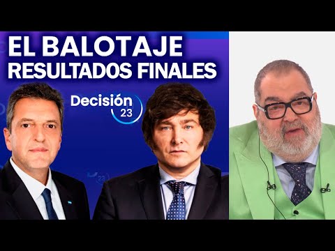BALOTAJE 2023 ¡LOS RESULTADOS EN VIVO!: JAVIER MILEI - SERGIO MASSA, ARGENTINA ELIGE PRESIDENTE