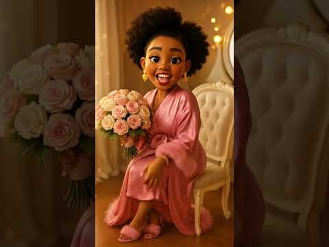 Eliana loves her flowers!💐❤️ #ai #aesthetic #thatgirl #lifestyle #shorts #aishorts #aiart