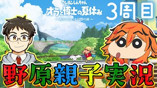 【クレヨンしんちゃん 「オラと博士の夏休み」〜おわらない七日間の旅〜/ネタバレ注意】自分たちを旧野原親子だと思い込んでいる一般人達のなつやす