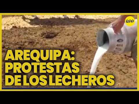Crisis en Perú: La empresa Gloria dejó de comprar leche en Arequipa