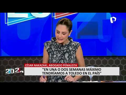 César Nakazaki: “Alejandro Toledo podría ser recluido en penal de Barbadillo”