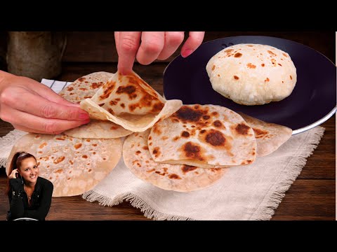 🥯 Всего 4 ингредиента! Питы с кармашком дома без дрожжей и духовки за 20 минут | Luda Easy Cook