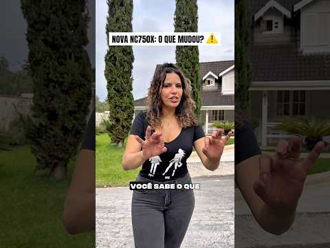O que achou da nova NC? Me conta aqui #hondamotos #nc750x #dct #motociclista