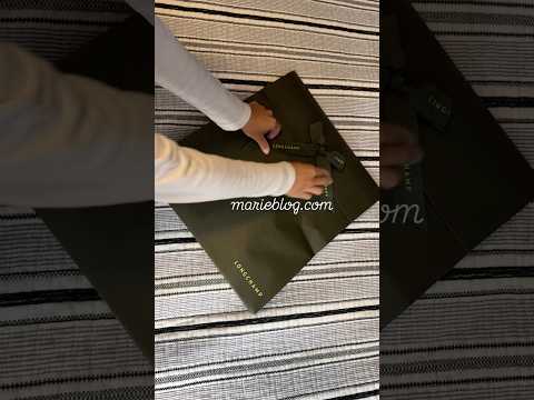 Unboxing longchamp! Pliage Signature. Customized longchamp. #longchamp #personalizedgifts