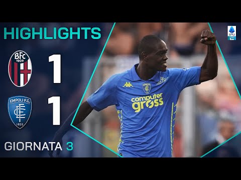 BOLOGNA-EMPOLI 1-1 | HIGHLIGHTS | 3ª GIORNATA | SERIE A ENILIVE 2024/25