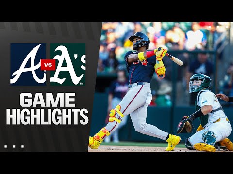 Braves vs. Athletics Game Highlights (7/9/25) | MLB Highlights