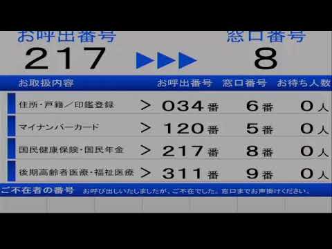 岩倉市 市民窓口課混雑状況LIVE