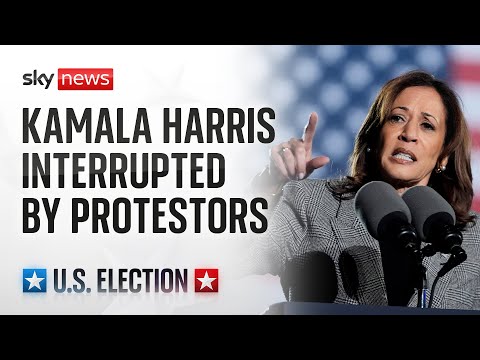 Watch live: Kamala Harris & Democrat VP nominee Tim Walz address a rally in Michigan