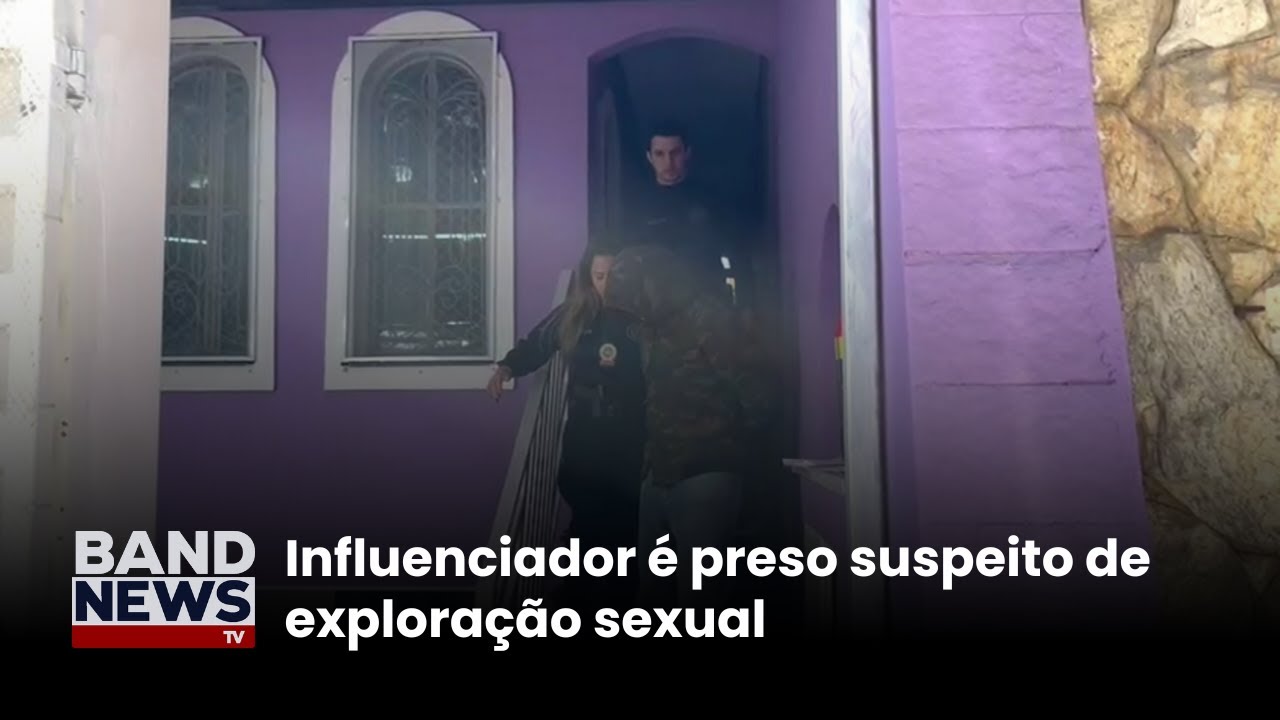 Influenciador é preso suspeito de exploração sexual | BandNews TV