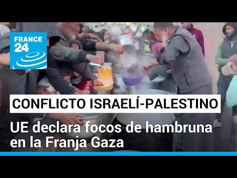 “Ya existen focos de hambruna en Gaza”: UE presiona a Israel para permitir paso de ayuda humanitaria