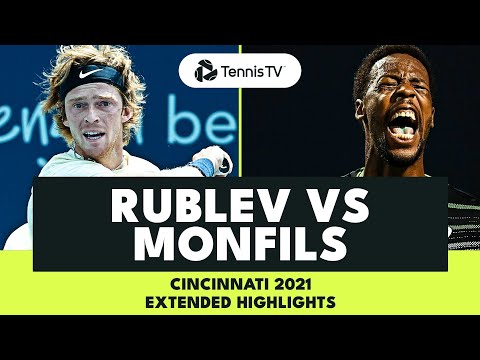 Andrey Rublev vs Gael Monfils Heated Encounter 🌶️ | Cincinnati 2021 Extended Highlights