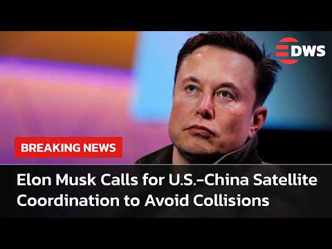 WATCH NOW: Elon Musk Calls for U.S.-China Satellite Coordination to Avoid Collisions | AI15