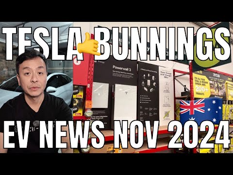 Bunnings to sell Tesla Powerwall 3 Home Battery and EV Chargers